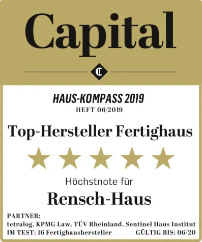 Höchstnote für RENSCH-HAUS von CAPITAL. Bild: Höchstnote für RENSCH-HAUS von CAPITAL.