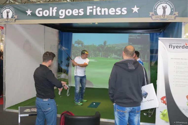 Bild: Indoor Golf Europe im Mittelpunkt der SKD auf der FIBO