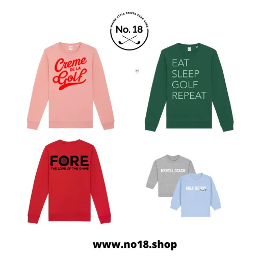 No. 18: Nachhaltige Golfmode für stilbewusste Spielerinnen und Spieler Bild: No. 18: Nachhaltige Golfmode für stilbewusste Spielerinnen und Spieler