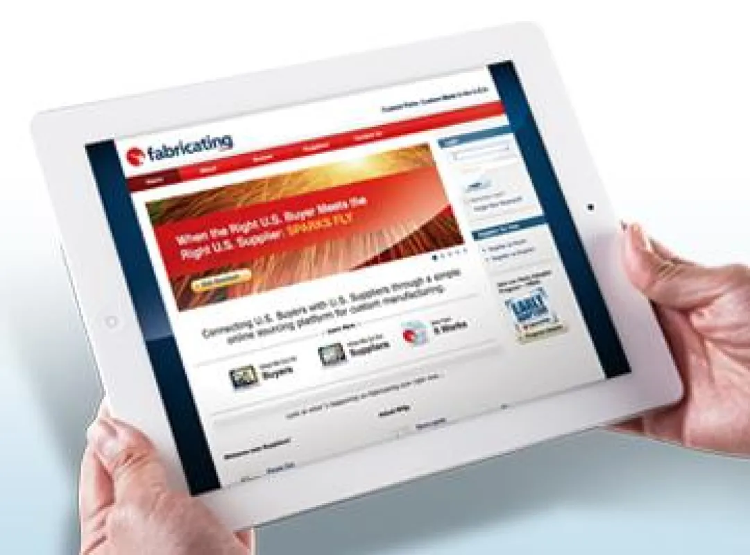Techpilot stand Pate für Fabricating.com, eine neue Industrie-Website in den USA