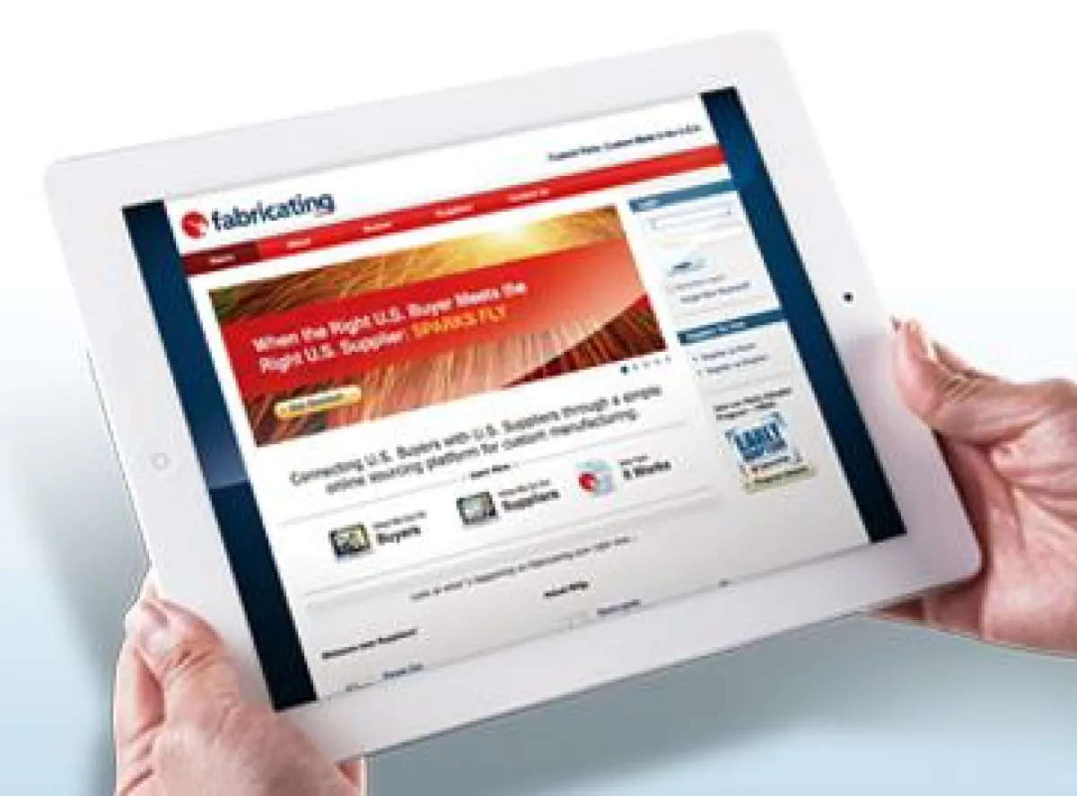 Techpilot stand Pate für Fabricating.com, eine neue Industrie-Website in den USA