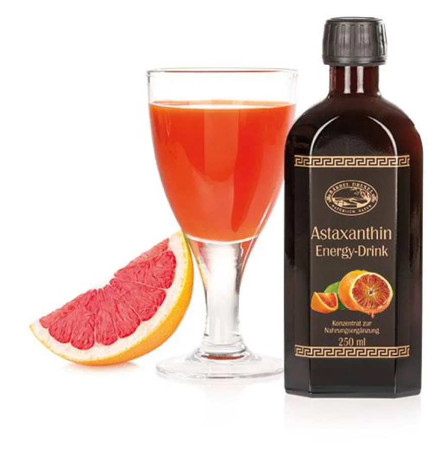 Naturreiner Energy-Drink mit Astaxanthin von Bärbel Drexel