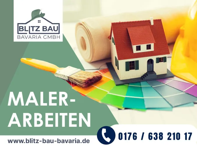 Bild: Neu bei Blitz Bau Bavaria: Einfach und schnell zu deinen Malerarbeiten