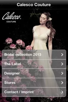 Bild: App Entwickler Haase & Martin GmbH mit neuer iPhone- und iPad-App für Calesco Couture Dresden