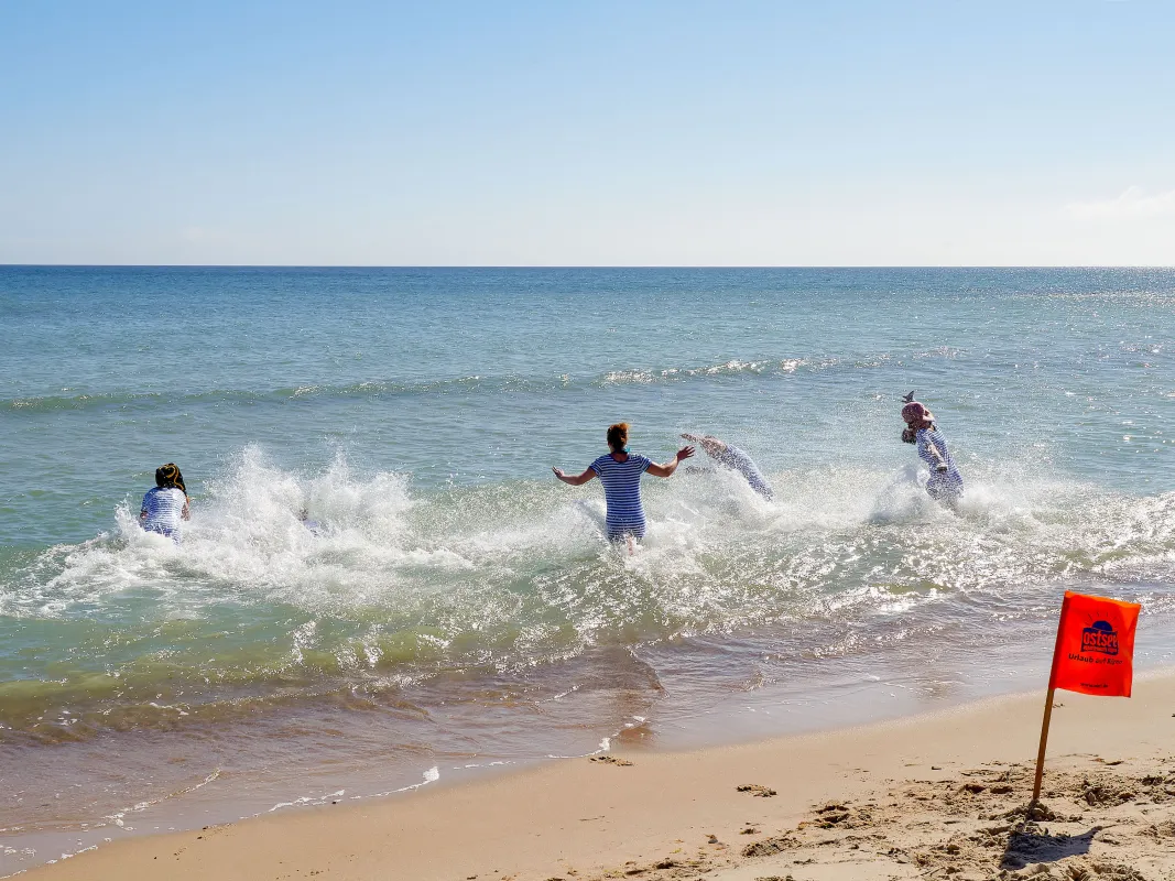 Anbaden 2021 auf der Insel Rügen (© Ostseeappartements Rügen)