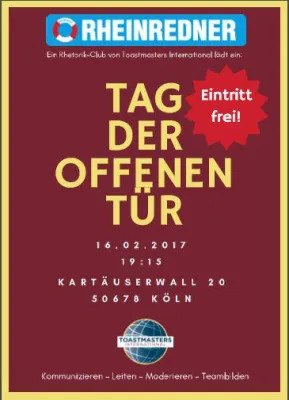 Bild: Rheinredner (Toastmasters) - Tag der Offenen Tür