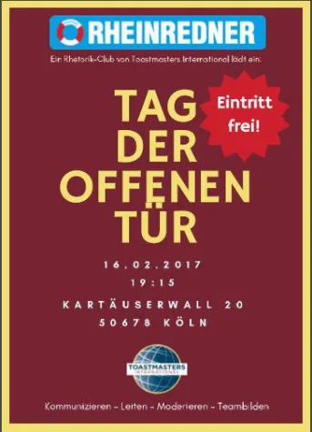 Bild: Rheinredner (Toastmasters) - Tag der Offenen Tür
