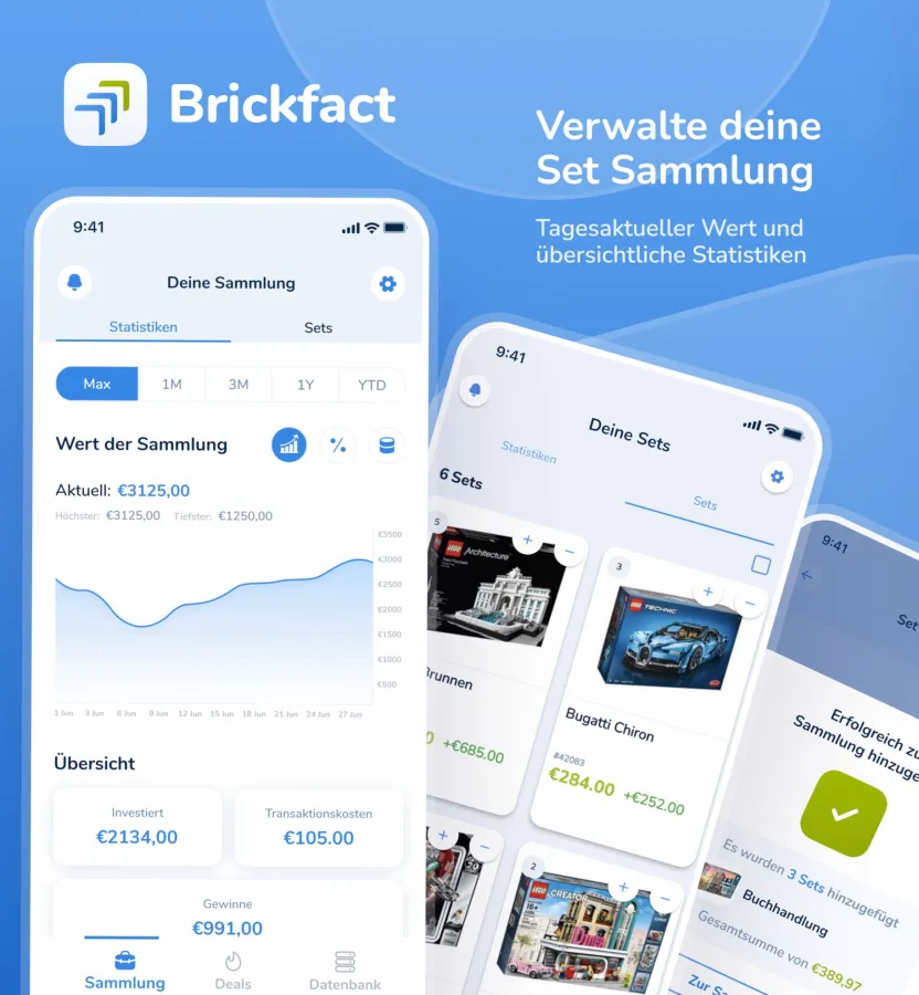 Brickfact Lego Sammlungsverwaltung (© Brickfact)