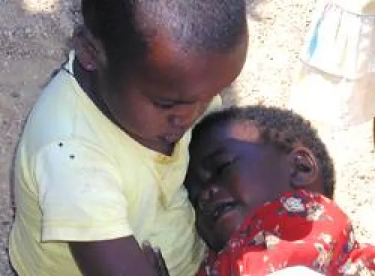 Bild: Soforthilfe für HIV-positive Mütter in Namibia