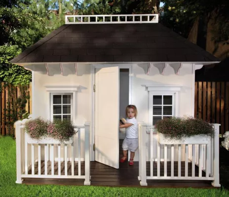 Der Traum im Garten: Kinderspielhäuser der Luxusklasse Bild: Der Traum im Garten: Kinderspielhäuser der Luxusklasse