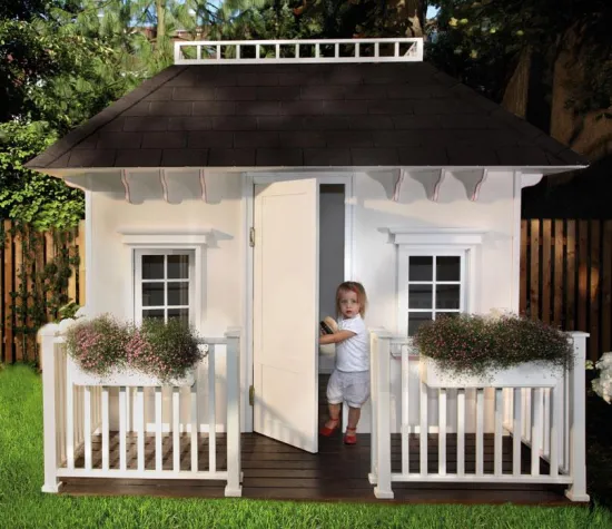 Bild: Der Traum im Garten: Kinderspielhäuser der Luxusklasse