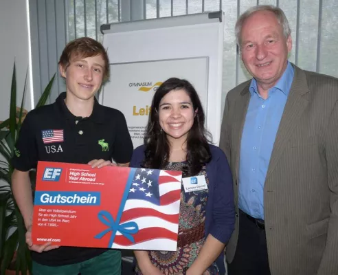 Bild: EF High School Year & Langenscheidt vergeben USA-Stipendium an Schüler aus Gengenbach