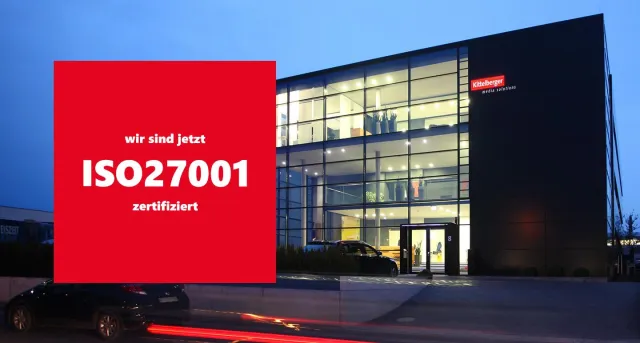 Bild: Kittelberger nach ISO27001 zertifiziert