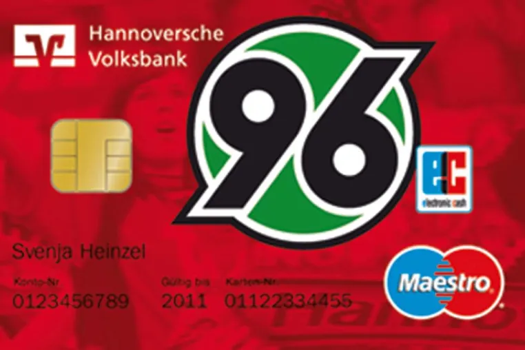Bild: Das Fankonto der Hannoverschen Volksbank.direkt zum Bundesligastart