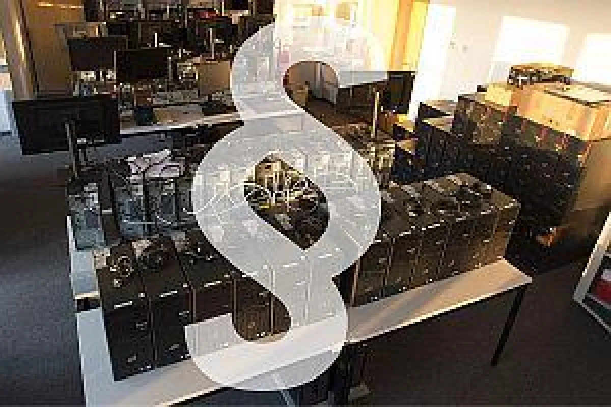 Über 100 Rechner wurden von der IT-Ausbildung des BFW Leipzig vorbereitet. © M. Lindner, BFW Leipzig