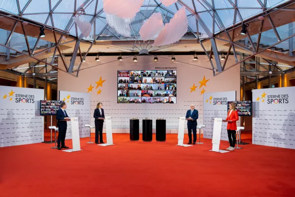 Spannung bei der Verleihung der "Sterne des Sports" Bild: Spannung bei der Verleihung der "Sterne des Sports"