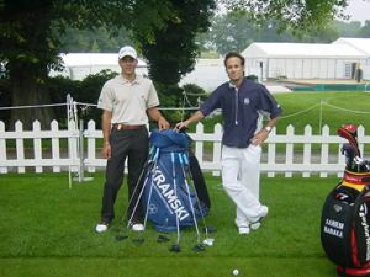 Kariem Baraka mit Kramski-Marketingleiter Michael Torres