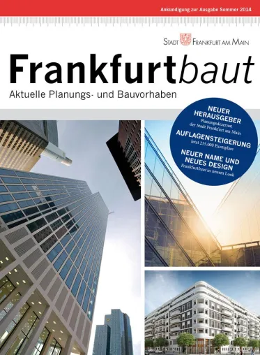 Bild: Neue Zeitung über Planungs- und Bauvorhaben der Stadt Frankfurt