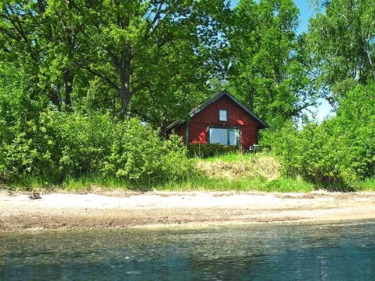 Bild: Ein Ferienhaus am Vätternsee