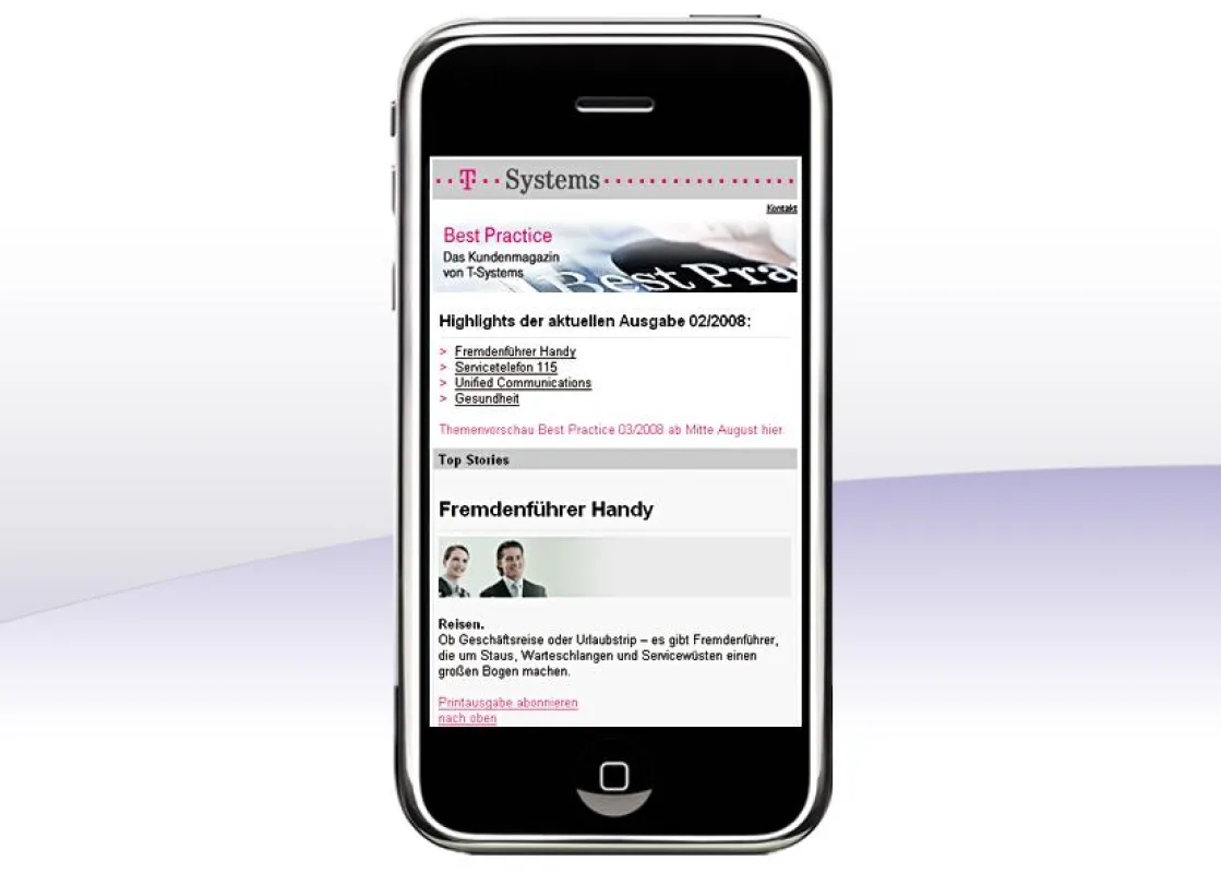 zweimaleins begleitet T-Systems ins mobile Netz