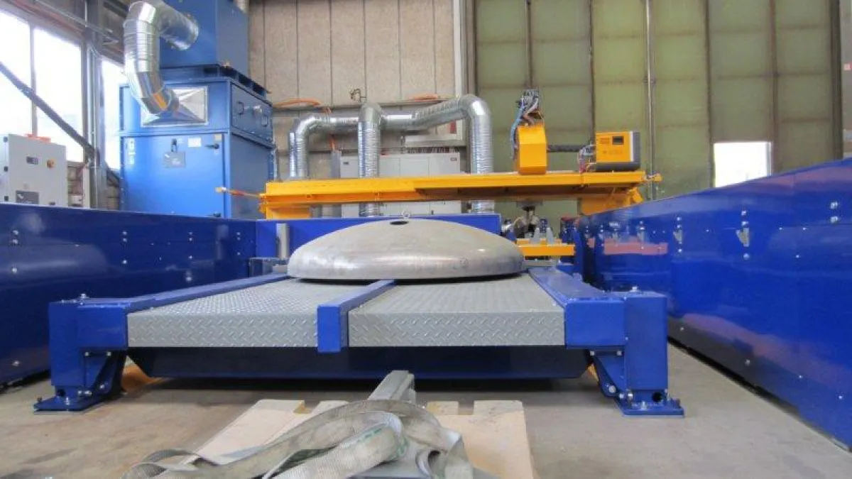 Behälterbödenbearbeitung