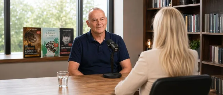 Dr. Michael Nehls über Lithium und die Entstehung von Alzheimer - YouTube-Interview ab 21. August, 19 Uhr Bild: Dr. Michael Nehls über Lithium und die Entstehung von Alzheimer - YouTube-Interview ab 21. August, 19 Uhr