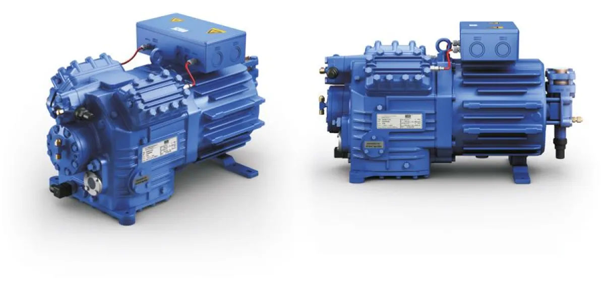 Bock HG4...HC - Halbhermetischer 4-Zylinder Verdichter für den Einsatz von Kohlenwasserstoffen als