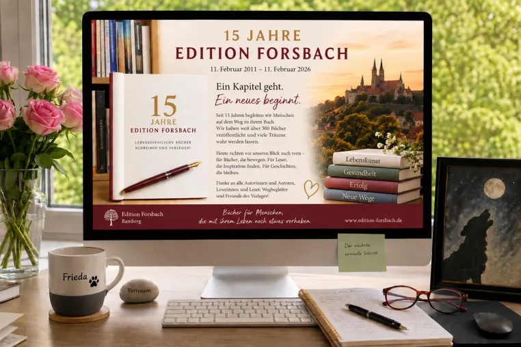 Nach 15 Jahren beginnt ein neues Kapitel für die Edition Forsbach Bild: Nach 15 Jahren beginnt ein neues Kapitel für die Edition Forsbach