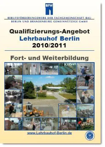 Bild: Unser Qualifizierungskatalog 2010/2011 ist da