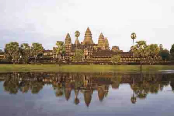 Frühstück im Angkor Wat Bild: Frühstück im Angkor Wat