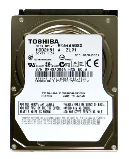 Bild: Toshiba stellt 640 GB große 2,5-Zoll-Festplatte vor