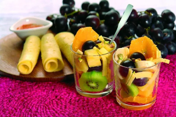 Bild: Weihnachtstipp: Fruchtiger Salat mit Käse aus Niedersachsen