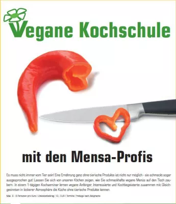 Bild: Vegane Kochschule - Kochen ohne tierische Produkte leicht gemacht