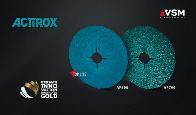 Ausgezeichnet: VSM ACTIROX erhält German Innovation Award 2019 in Gold Bild: Ausgezeichnet: VSM ACTIROX erhält German Innovation Award 2019 in Gold