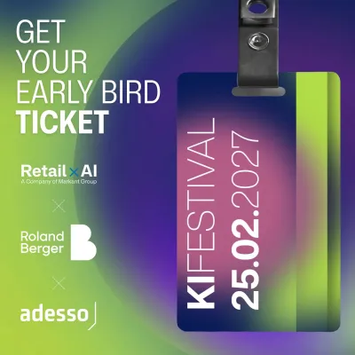 Bild: KI-Festival 2027 in Frankfurt: Early-Bird-Tickets für Entscheider in Handel und FMCG jetzt verfügbar
