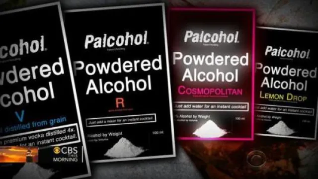 Palcohol: Alkohol in Pulverform Bild: Palcohol: Alkohol in Pulverform