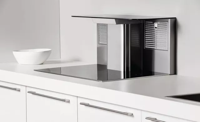 Bild: Downdraft Wandhauben von Refsta. Produktneuheiten 2014 mit hohem Innovationsgrad.