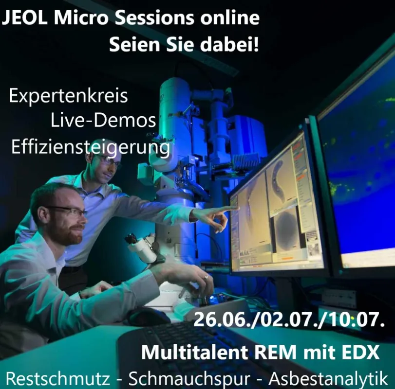 NEU: Micro Sessions von Jeol
