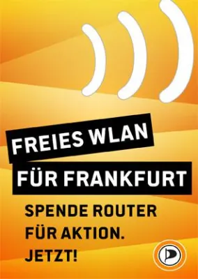 Bild: Freies WLAN für alle - Piraten beraten am Sonntag in Kelsterbach Südhessisches