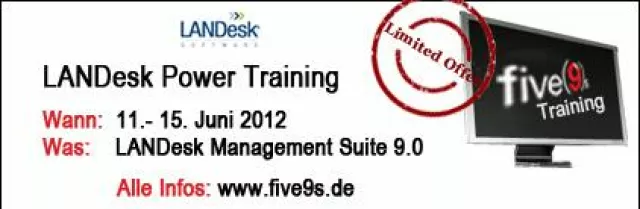 Bild: LANDesk Power Training für Profis: Holen Sie das Maximum aus Ihrer Installation