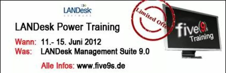 Bild: LANDesk Power Training für Profis: Holen Sie das Maximum aus Ihrer Installation