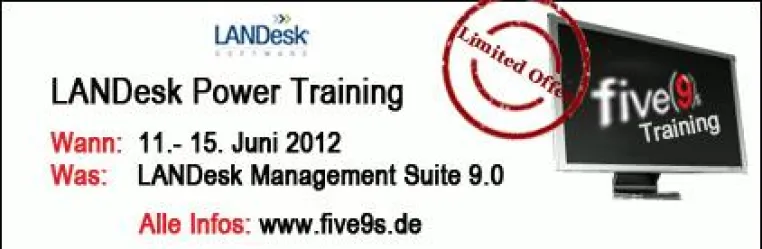 Bild: LANDesk Power Training für Profis: Holen Sie das Maximum aus Ihrer Installation