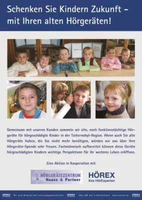 Bild: Zukunft schenken mit alten Hörgeräten: HÖREX sucht Unterstützung für Hilfsprojekt in der Tschernobyl-Region