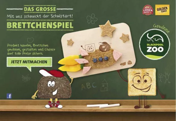 Bild: „Mit uns schmeckt der Schulstart“ – Kreative Pausenbrote und tolle Gewinne von LIEKEN URKORN und GOLDEN TOAST