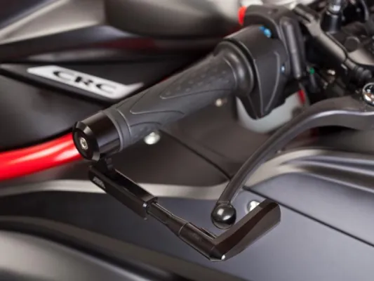 Bild: Motorrad-Hebelschützer mit integrierten Lenkerenden