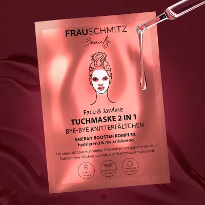 Bild: Neue Clean Skincare Tuchmaske für Gesicht & Kinnlinie mit Soforteffekt von FRAUSCHMITZ Beauty