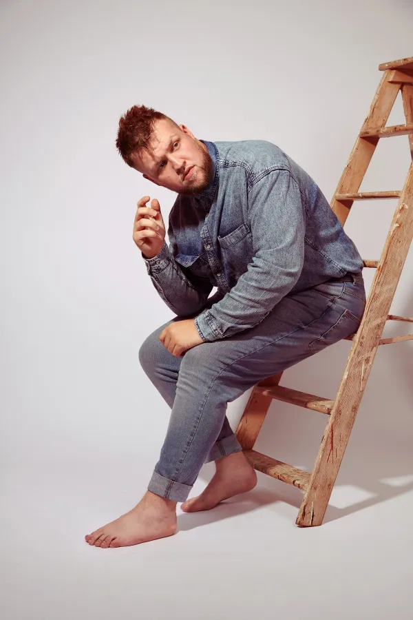 Männliches Plus Size Model