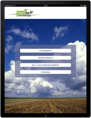 Bild: Bei NV-Versicherungen geht's App