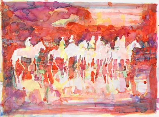 Bild: Johannes Ulrich Kubiak - Malerei / Ausstellung ab dem 11.06. in der Galerie Borssenanger