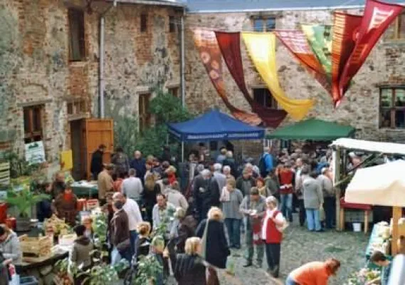 Bild: Bunter Mitsommer-Jahrmarkt auf Burg Klempenow